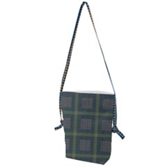 Plaid Pencil Crayon Pattern Folding Shoulder Bag by emilyzragz