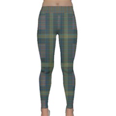 Plaid Pencil Crayon Pattern Classic Yoga Leggings by emilyzragz