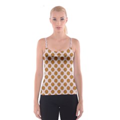 Waffle Polka Dot Pattern Spaghetti Strap Top by emilyzragz