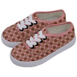 QT Pie Polka Dot Pattern Kids  Classic Low Top Sneakers