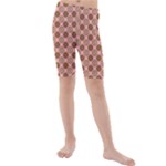 QT Pie Polka Dot Pattern Kids  Mid Length Swim Shorts