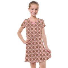 Qt Pie Polka Dot Pattern Kids  Cross Web Dress by emilyzragz