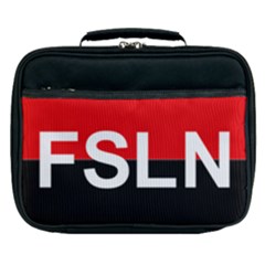 Flag Of Sandinista National Liberation Front Lunch Bag by abbeyz71