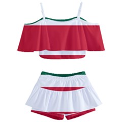 Patriote Flag Kids  Off Shoulder Skirt Bikini by abbeyz71