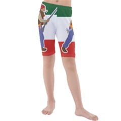 Patriote Flag With Le Vieux De  37 Kids  Mid Length Swim Shorts by abbeyz71