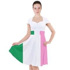 Newfoundland Tricolour Cap Sleeve Midi Dress by abbeyz71