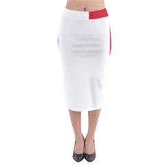 Flag Of Acadia Midi Pencil Skirt by abbeyz71