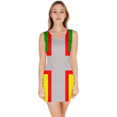 Flag Of Saguenay-lac-saint-jean Bodycon Dress by abbeyz71