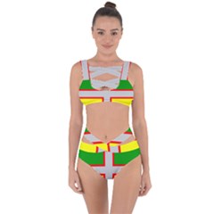 Flag Of Saguenay-lac-saint-jean Bandaged Up Bikini Set  by abbeyz71