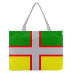 Flag Of Saguenay-lac-saint-jean Zipper Medium Tote Bag by abbeyz71