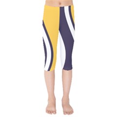 Flag Of South Bend, Indiana Kids  Capri Leggings 