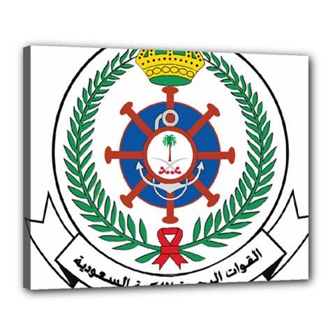 Logo Of Royal Saudi Navy Canvas 20  X 16  (stretched) by abbeyz71