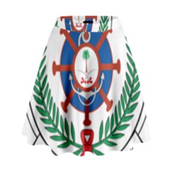 Logo Of Royal Saudi Navy High Waist Skirt by abbeyz71