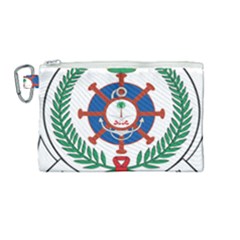 Logo Of Royal Saudi Navy Canvas Cosmetic Bag (medium) by abbeyz71