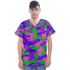 The Colors Of Gamers Men s V-neck Scrub Top