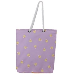 Candie Corn Full Print Rope Handle Tote (large) by JessisArt