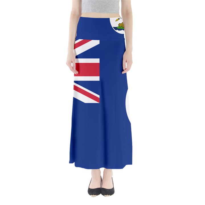 Flag of Vancouver Island Full Length Maxi Skirt