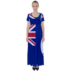 Flag Of Vancouver Island High Waist Short Sleeve Maxi Dress by abbeyz71