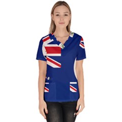 Flag Of Vancouver Island Women s V-neck Scrub Top by abbeyz71