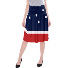 Flag Of Western Canada Midi Beach Skirt by abbeyz71