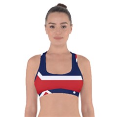 Flag Of Western Canada Cross Back Sports Bra by abbeyz71