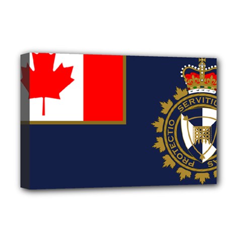 Flag Of Canada Border Services Agency Deluxe Canvas 18  X 12  (stretched) by abbeyz71