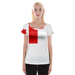 Flag Of Canadian Armed Forces Cap Sleeve Top by abbeyz71