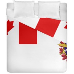 Flag Of Canadian Armed Forces Duvet Cover Double Side (california King Size) by abbeyz71