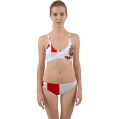 Flag Of Canadian Armed Forces Wrap Around Bikini Set by abbeyz71