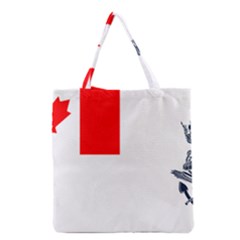 Naval Ensign Of Canada Grocery Tote Bag by abbeyz71