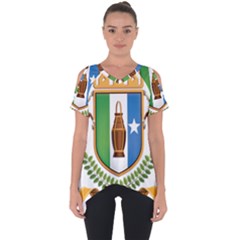 Coat Of Arms Of Puntland Cut Out Side Drop Tee by abbeyz71