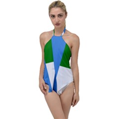 Flag Of West Puntland Go With The Flow One Piece Swimsuit by abbeyz71