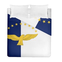 Flag Of Azores Duvet Cover Double Side (full/ Double Size)