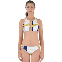 Flag Of Azores Perfectly Cut Out Bikini Set