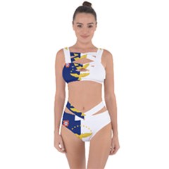 Flag Of Azores Bandaged Up Bikini Set 