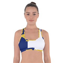 Flag Of Azores Cross Back Sports Bra