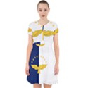 Flag of Azores Adorable in Chiffon Dress View1