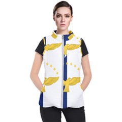 Flag Of Azores Women s Puffer Vest