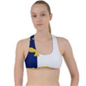 Flag of Azores Criss Cross Racerback Sports Bra View1