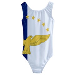 Flag Of Azores Kids  Cut-out Back One Piece Swimsuit by abbeyz71