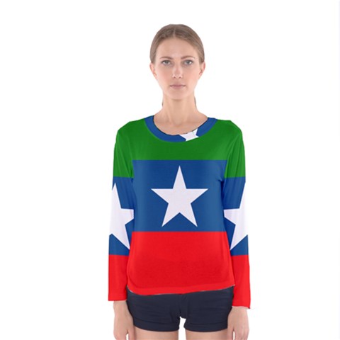 Flag Of Ogaden National Liberation Front Women s Long Sleeve Tee by abbeyz71