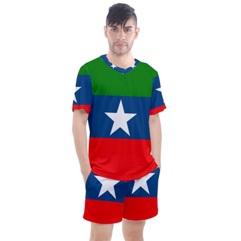 Flag Of Ogaden National Liberation Front Men s Mesh Tee And Shorts Set by abbeyz71