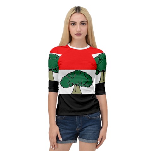 Flag Of Oromia Region Quarter Sleeve Raglan Tee by abbeyz71