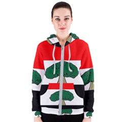 Flag Of Oromia Region Women s Zipper Hoodie by abbeyz71