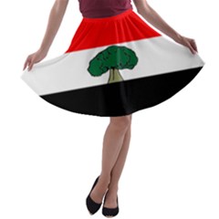 Flag Of Oromia Region A-line Skater Skirt by abbeyz71