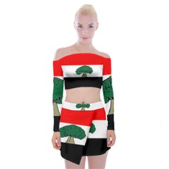 Flag Of Oromia Region Off Shoulder Top With Mini Skirt Set by abbeyz71