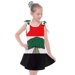 Flag Of Oromia Region Kids  Tie Up Tunic Dress by abbeyz71