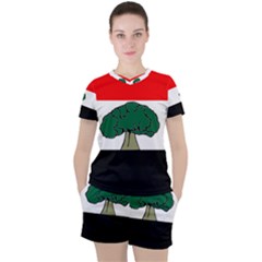 Flag Of Oromia Region Women s Tee And Shorts Set