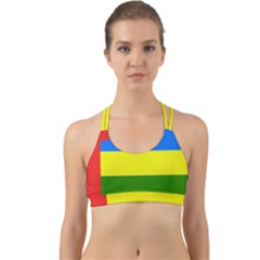 Flag of Beja Congress Back Web Sports Bra