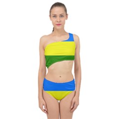 Flag of Beja Congress Spliced Up Two Piece Swimsuit